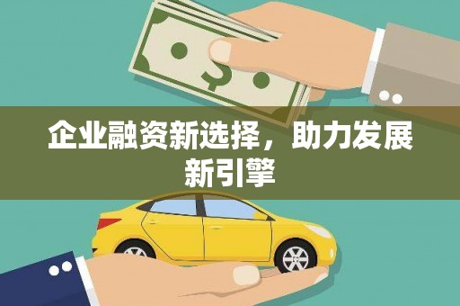 东区企业融资新选择，助力发展新引擎