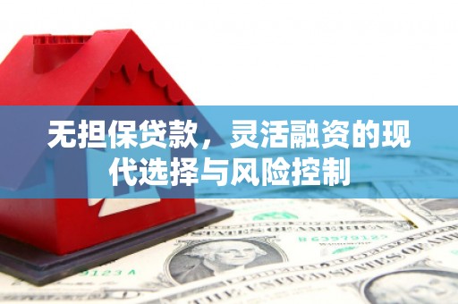 东区无担保贷款，灵活融资的现代选择与风险控制