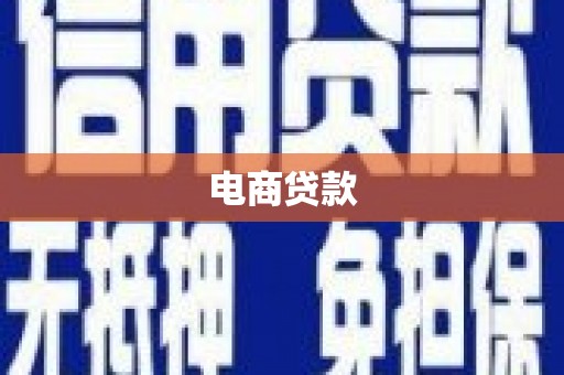 东区电商贷款