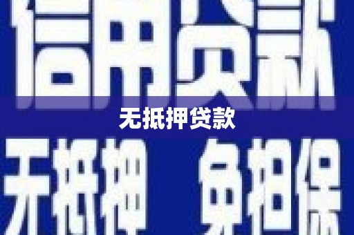 东区无抵押贷款