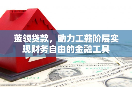东区蓝领贷款，助力工薪阶层实现财务自由的金融工具