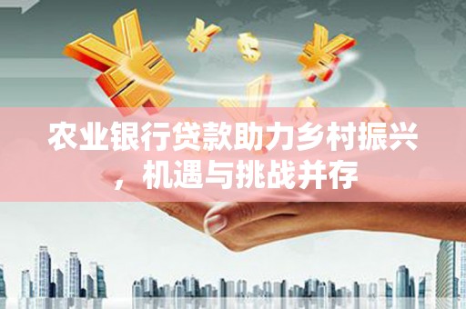 东区农业银行贷款助力乡村振兴，机遇与挑战并存