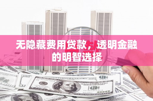东区无隐藏费用贷款，透明金融的明智选择