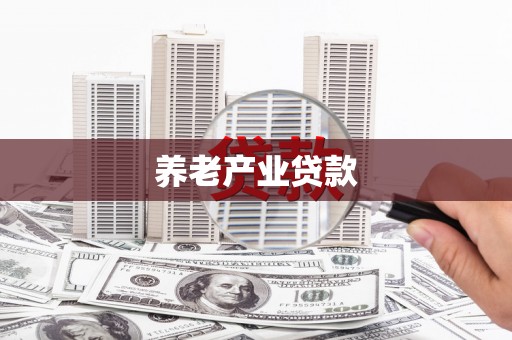 东区养老产业贷款